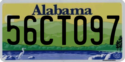 AL license plate 56CT097