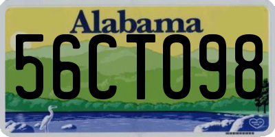 AL license plate 56CT098