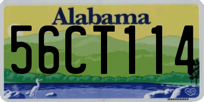 AL license plate 56CT114