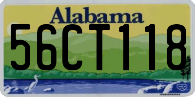 AL license plate 56CT118