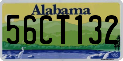 AL license plate 56CT132