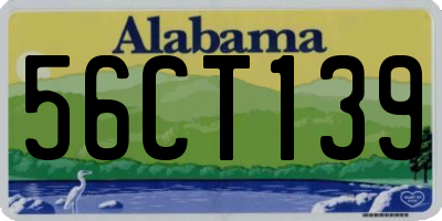 AL license plate 56CT139