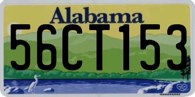AL license plate 56CT153