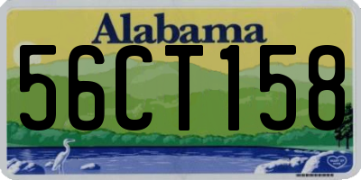 AL license plate 56CT158