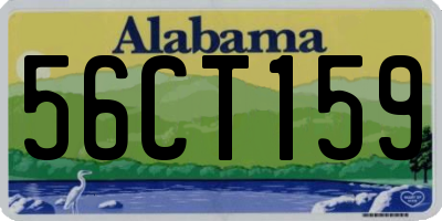 AL license plate 56CT159
