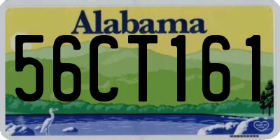 AL license plate 56CT161
