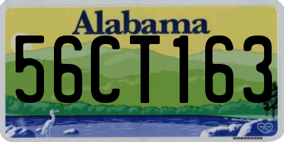 AL license plate 56CT163