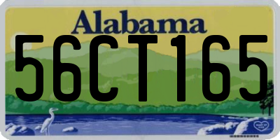 AL license plate 56CT165