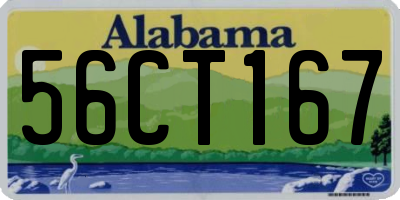 AL license plate 56CT167