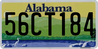 AL license plate 56CT184