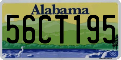 AL license plate 56CT195