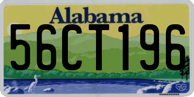 AL license plate 56CT196