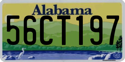 AL license plate 56CT197