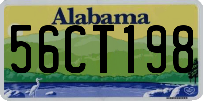 AL license plate 56CT198