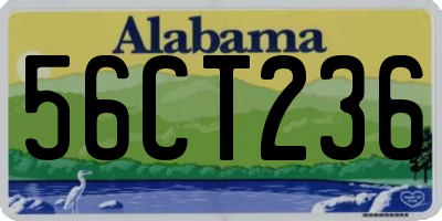 AL license plate 56CT236