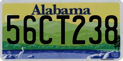 AL license plate 56CT238