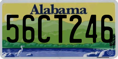 AL license plate 56CT246