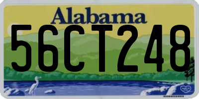 AL license plate 56CT248