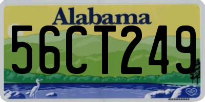 AL license plate 56CT249