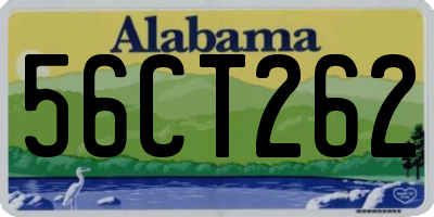 AL license plate 56CT262