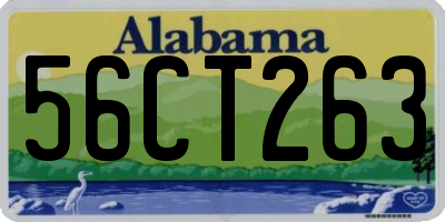 AL license plate 56CT263