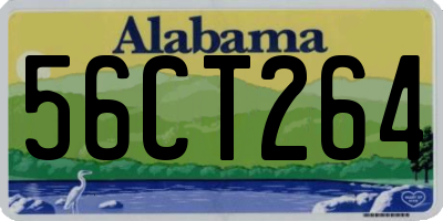AL license plate 56CT264