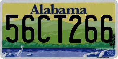 AL license plate 56CT266