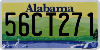 AL license plate 56CT271