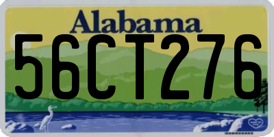 AL license plate 56CT276