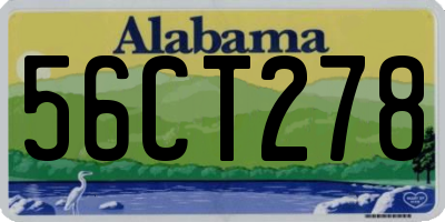 AL license plate 56CT278