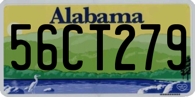 AL license plate 56CT279