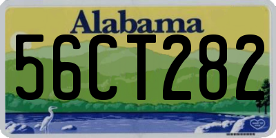 AL license plate 56CT282