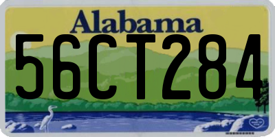 AL license plate 56CT284