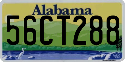 AL license plate 56CT288