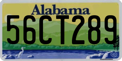 AL license plate 56CT289