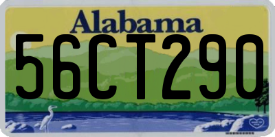AL license plate 56CT290
