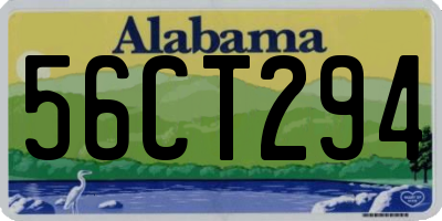 AL license plate 56CT294
