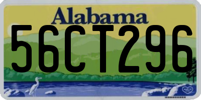 AL license plate 56CT296