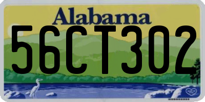 AL license plate 56CT302