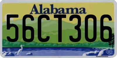 AL license plate 56CT306