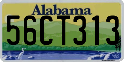 AL license plate 56CT313