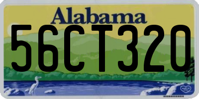 AL license plate 56CT320