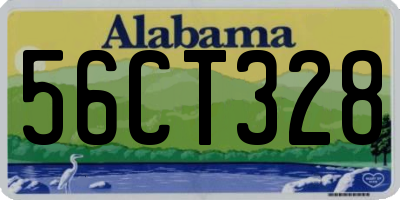 AL license plate 56CT328