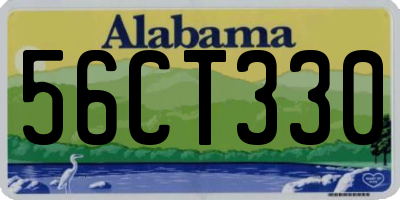 AL license plate 56CT330