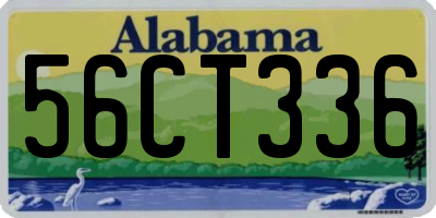 AL license plate 56CT336