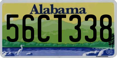 AL license plate 56CT338