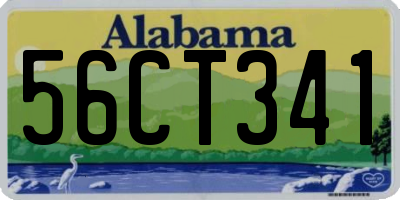 AL license plate 56CT341