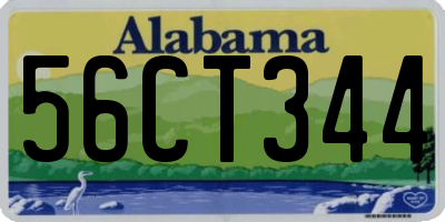 AL license plate 56CT344