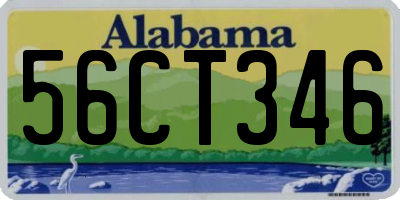 AL license plate 56CT346