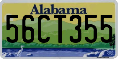 AL license plate 56CT355